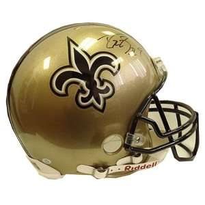 Signed Drew Brees Helmet   Proline   Autographed NFL 