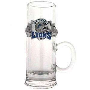  Detroit Lions 2.5 oz Cordial Glass   Pewter Emblem Sports 