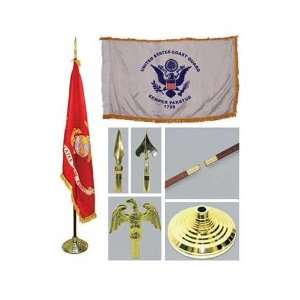   3ft x 5ft Indoor Flag Flagpole Base and Tassel Patio, Lawn & Garden