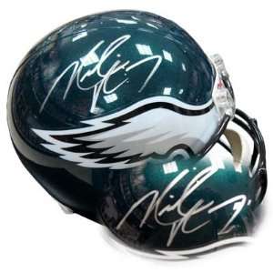 Michael Vick Autographed Helmet   Autographed NFL Helmets  