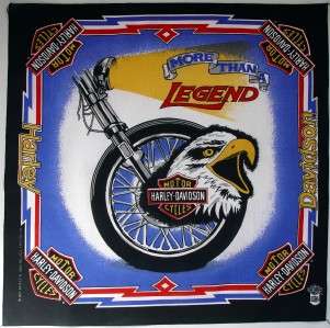 More Than A Legend Bandana Eagle Harley Davidson USA  