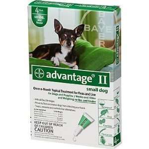  Bayer Advantage II Green 4 Month Flea Control for Dogs 0 