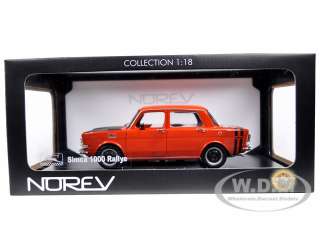 Brand new 118 scale diecast model car of 1971 Simca 1000 Rallye 1 Red 