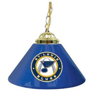  NHL St. Louis Blues 14 Inch Single Shade Bar Lamp, Blue 