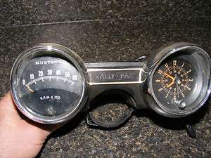 64 1/2   65 Mustang Rally Pac 6k Tach Factory Oem 8 Cylinder  