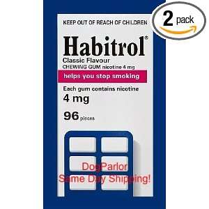  Habitrol Nicotine Gum 4mg Classic Flavor 2 Box 192 Pieces 