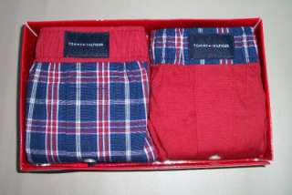   PAIR PK MENS WOVEN BOXERS BLUE RED GREEN STRIPED S M L XL NEW  
