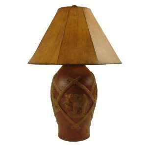  Wildlife Pottery Table Lamp