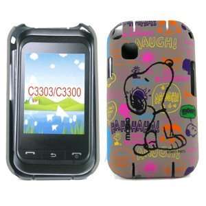  SAMSUNG C3300 CHAMP BK SNOOPY 06   PROTECTORS Cell Phones 