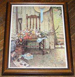 Norman Rockwell Spring Flowers on Canvas From the Norman Rockwell 