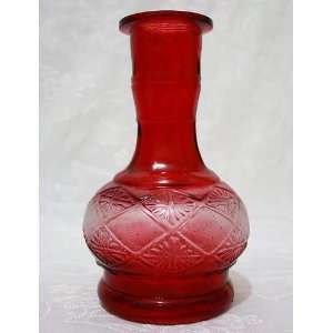 RED FROSTED Genie Hookah Vase   8 Quality Glass Base for Huka Hooka 