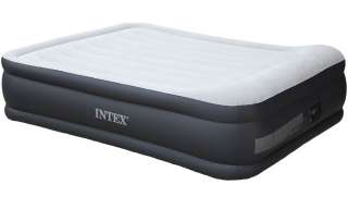 Queen Deluxe Pillow Rest Air Bed Mattress Intex Airbed  