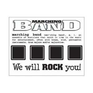  SRM Say It With Stickers Mini Marching Band; 6 Items/Order 