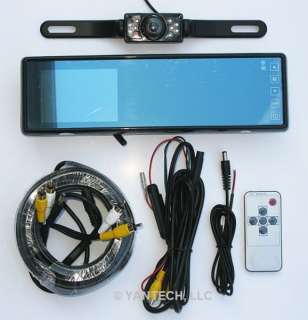 Rear View Mirror Backup System Includes Accessories