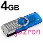 Genuine Kingston DT101 G2 4GB USB Flash Drive Blue  
