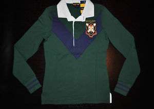 RALPH LAUREN RUGBY RRL WOMEN RLFC RUGBY POLO SHIRT L  