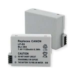  Battery For Canon EOS 550D, Kiss X4, Rebel T2i Replaces LP 
