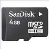 Sandisk 4GB MicroSD SDHC TF Flash Memory Card + Reader  