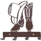 Lazart® 7 Cowboy Boots & Hat Wall Hook