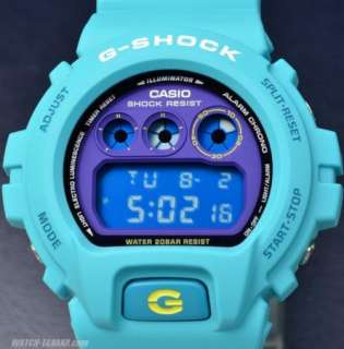 Casio G Shock DW 6900SN 3 Teal Aqua blue purple limited hundreds dee 
