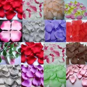 200pc 2 Silk Rose Petals Wedding Supplies Decorations  