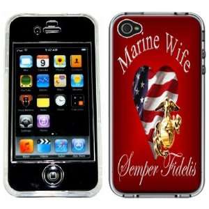  Marine Corps USMC Wife Handmade iPhone 4 4S Full Hard 