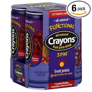 Crayons Fruit Punch 4 Per Pack, 8 ounces (Pack of6)