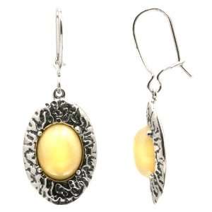  Baltic Butterscotch Color Amber Sterling Silver Oval 