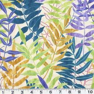 45 Wide Whispering Woods Foliage Jewel Blue Fabric By 