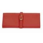 Royce Leather Jewelry Roll   Red