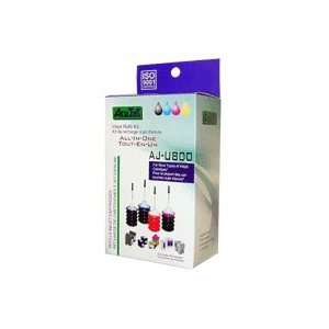  Universal Color Ink Refill Kit CMYK (AJ U800) Office 