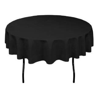   Fine 70 Inch Round Tablecloth, Aqua Lenox Simply Fine Round Tablecloth