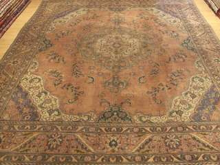   Handmade Antique Persian Tabriz Serapi Wool Large Rug Great Contition