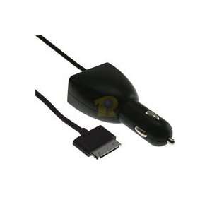 Port USB Car Charger with Galaxy Tablet Charging Cable, 5V DC 4.2A 