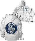 New Licensed Sons Of Anarchy Reaper Circle Mens Adult Zipper Hoodie S 