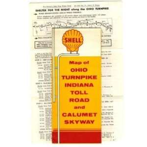  SHELL Ohio & Indiana Toll Roads & Calumet Skyway 1959 