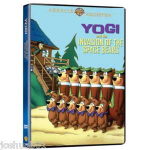 NEW dvd YOGI & INVASION OF SPACE BEARS Hanna Barbera WB  