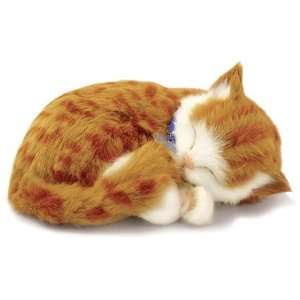  Perfect Petzzz Huggable Breathing Kitty Cat Pet Orange 