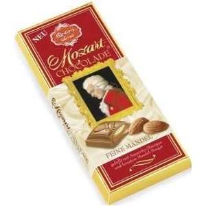 Mozart Chocolate Bar with Almonds 10 Grocery & Gourmet Food