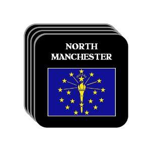 US State Flag   NORTH MANCHESTER, Indiana (IN) Set of 4 Mini Mousepad 