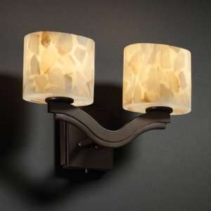  Justice Design ALR 8975 18 NCKL Bend Two Light Wall Sconce 
