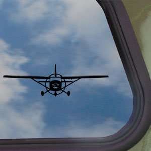 Cessna 182 Sky Lane Plane Black Decal Truck Window Sticker  