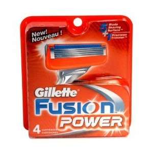  Gillette Fusion Power Blades  4 Each Health & Personal 