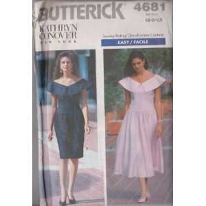   Dress Butterick Sewing Patterns 4681 (Size 6 8 10) 