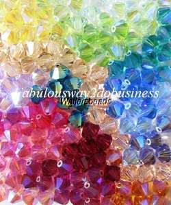 Swarovski #5301 Crystal Bead Mix Multi Colors 4MM (100)  