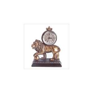 Golden Lion Clock