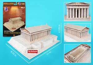 The Parthenon Puzz3D Puzzle,New & Sturdy Museum Quality  
