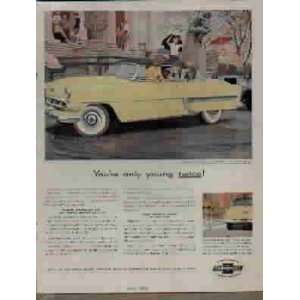 only young twice Chevrolet Bel Air Sport Coupe.  1954 Chevrolet 