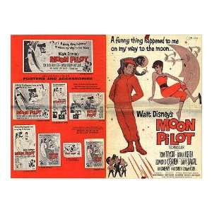  Moon Pilot Original Movie Poster, 12 x 18 (1962)