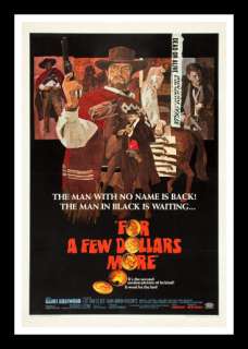 FOR A FEW DOLLARS MORE *ORIG MOVIE POSTER WESTERN 1965  